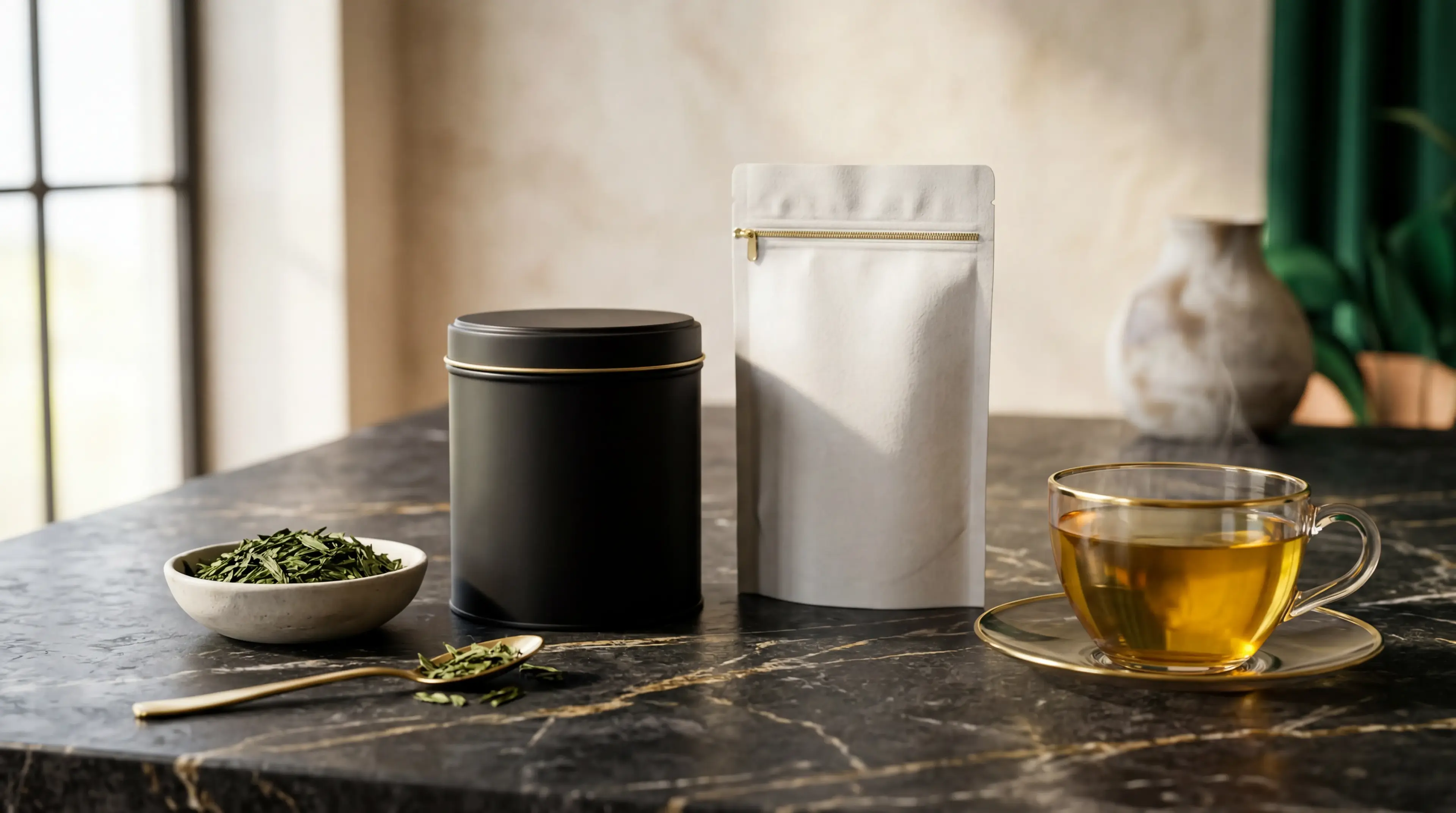 Premium white label Ceylon tea packaging and custom branding solutions